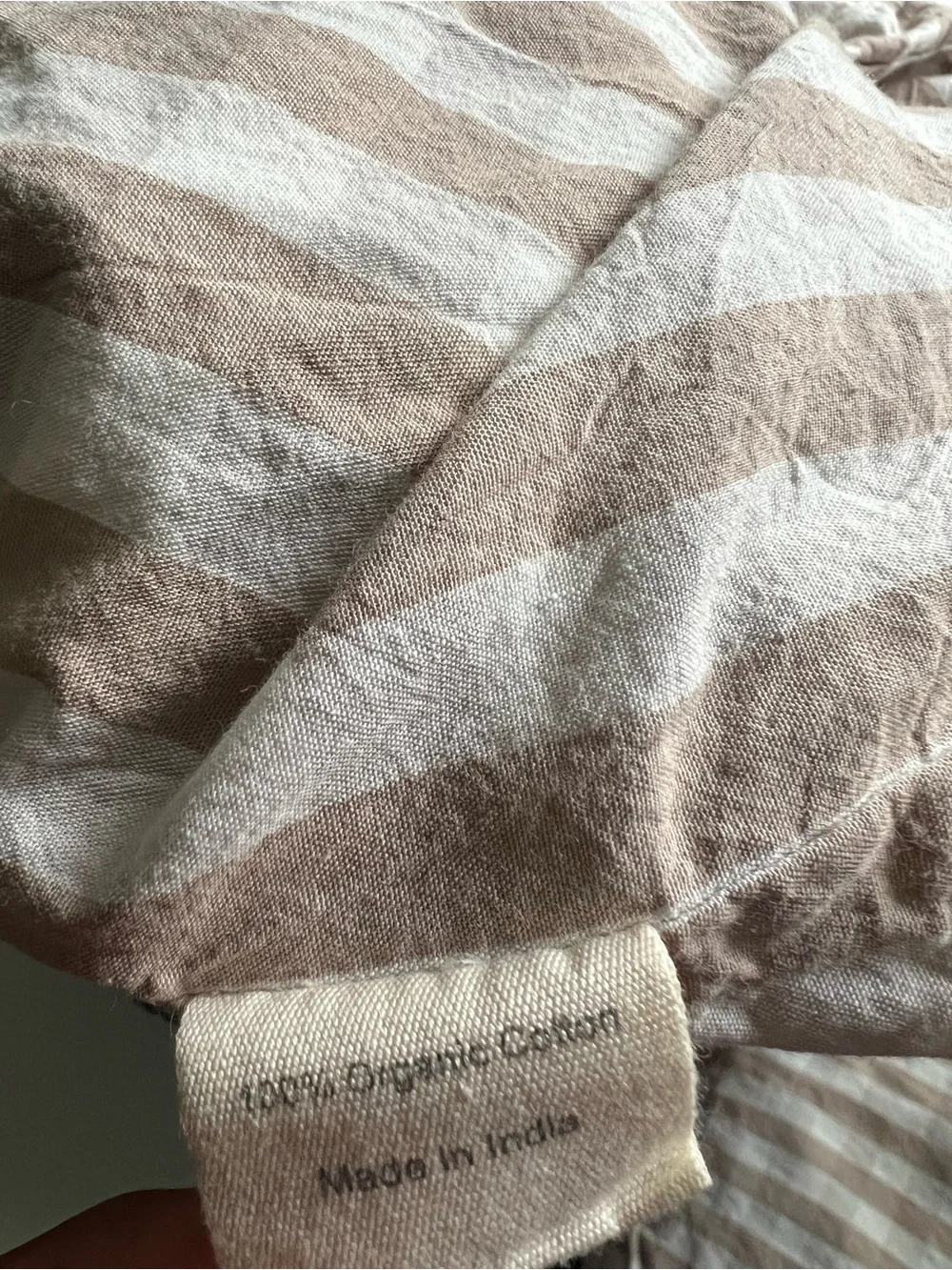Coyuchi Organic Cotton Gingham Print Duvet Cover
